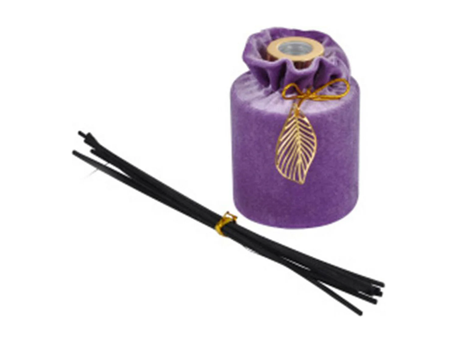 Diffuseur de Parfum Velours "Pendentif" 100ml Violet