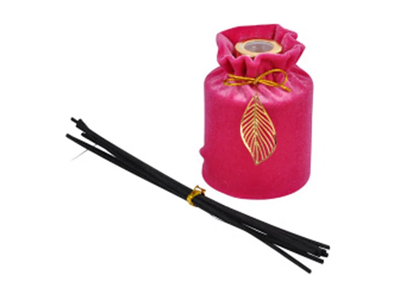 Diffuseur de Parfum Velours "Pendentif" 100ml Fuchsia