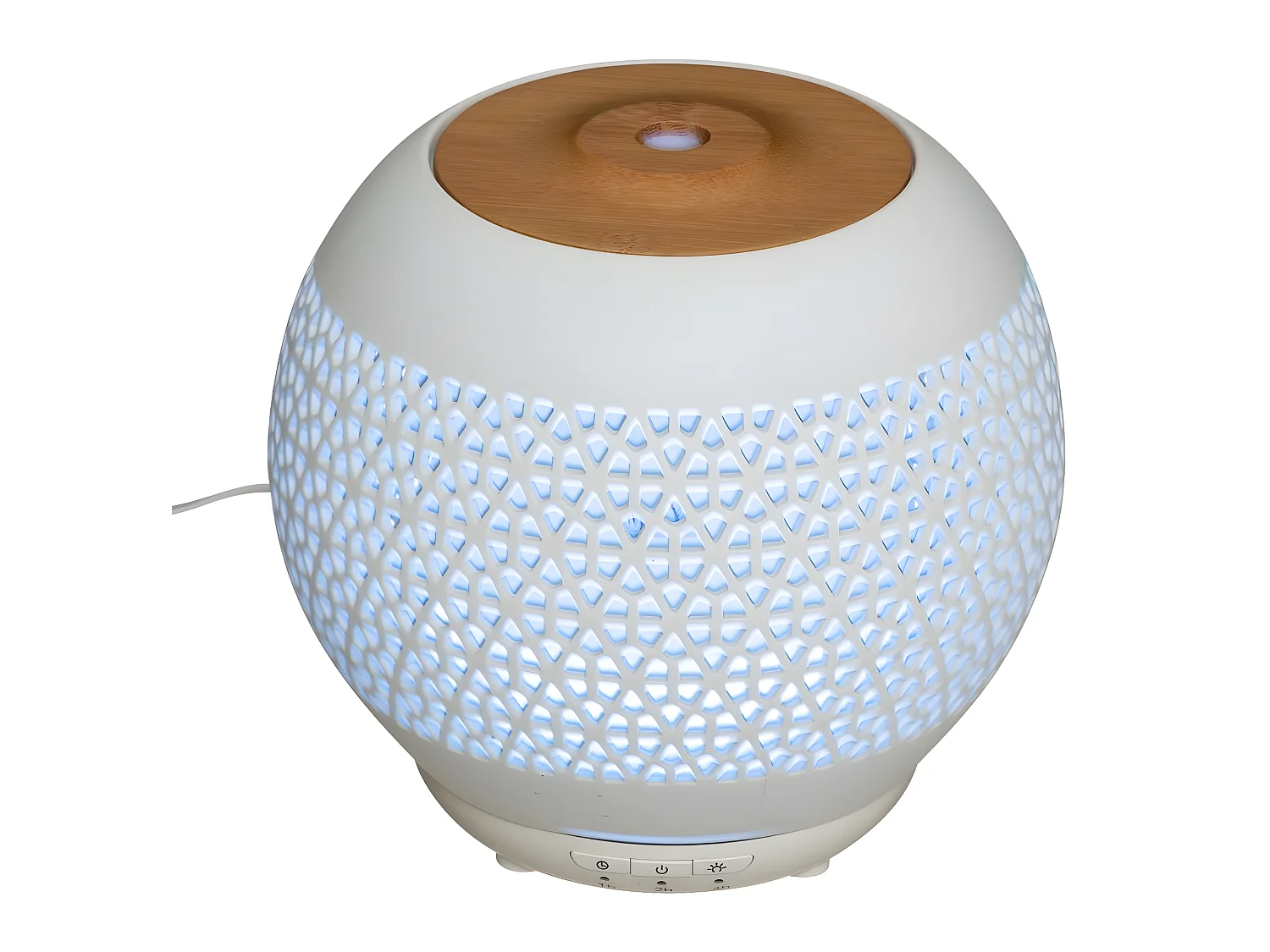 Diffuseur d'Huiles Essentielles "Generiq" 250ml Blanc