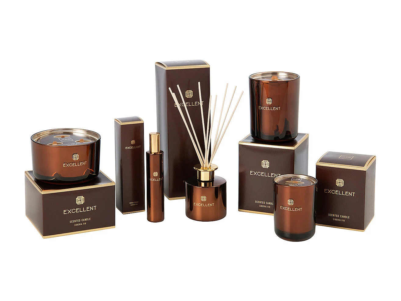 Huile Parfumée "Excellent" 150ml Siberia Fir Marron