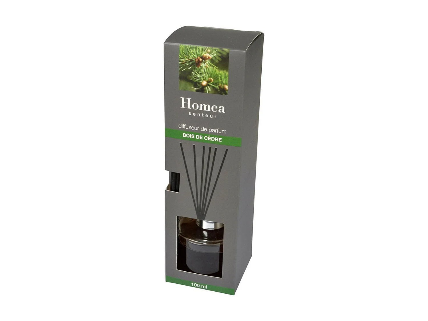 Diffuseur de Parfum "Rond" 100ml Bois de Cèdre