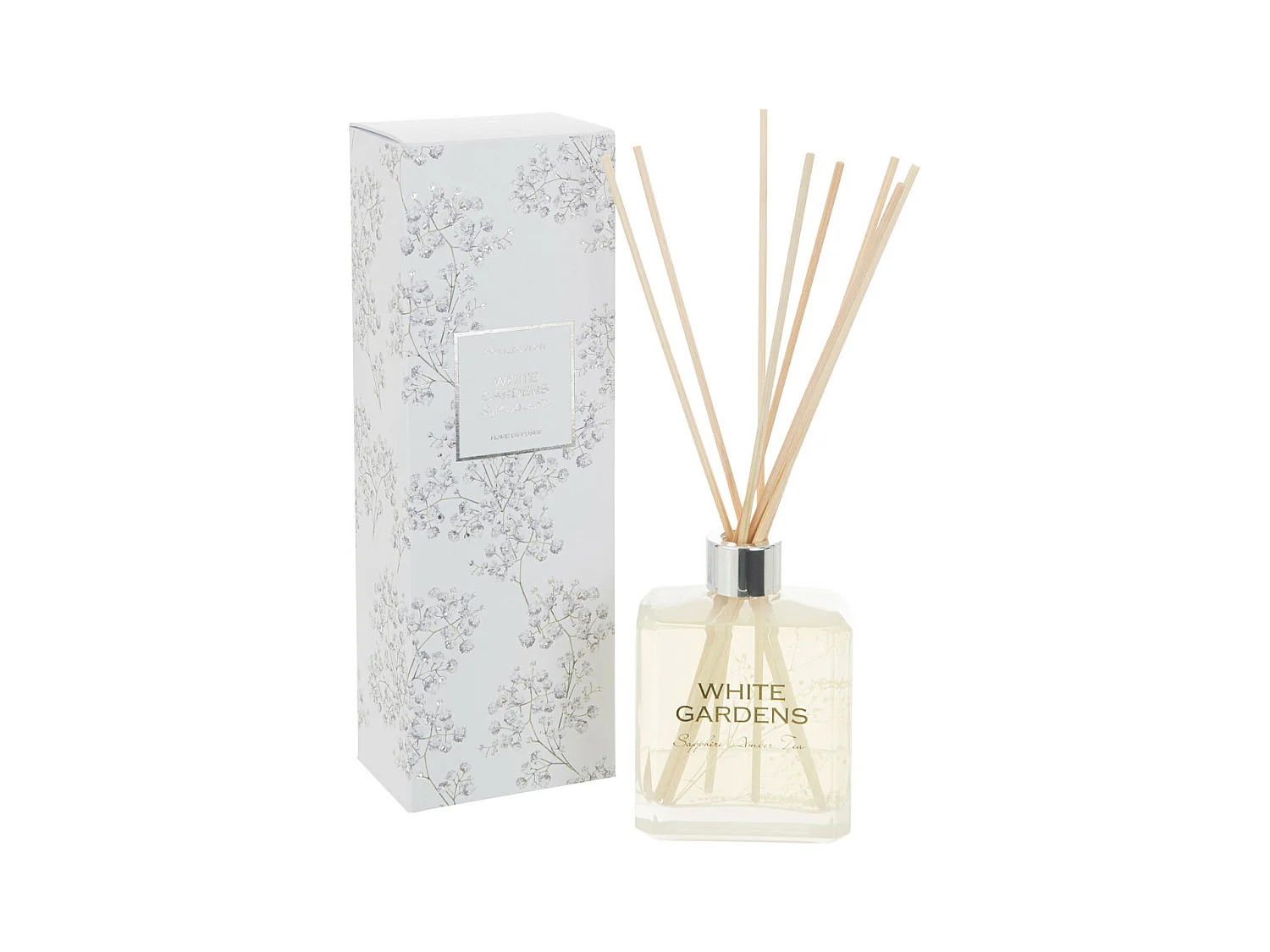Huile Parfumée "White Gardens" 180ml Sapphire Amber Tea