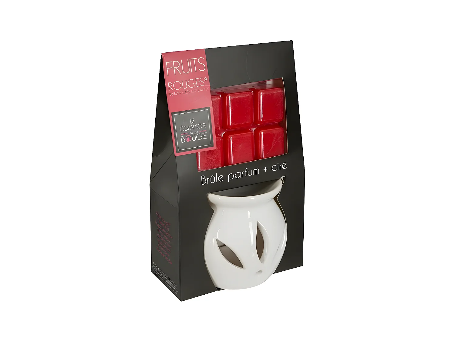 Brûle-Parfum & Cire 30g Fruits Rouges