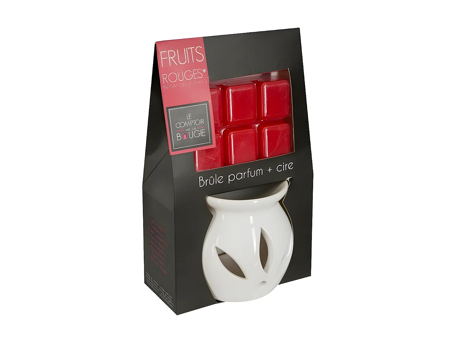 Brûle-Parfum & Cire 30g Fruits Rouges