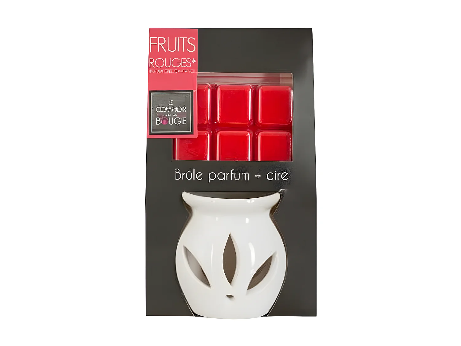 Brûle-Parfum & Cire 30g Fruits Rouges