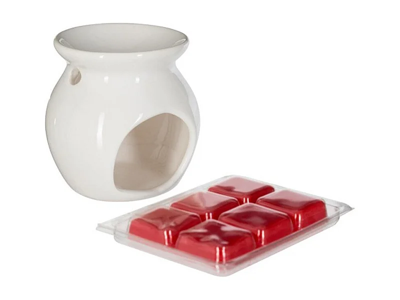 Brûle-Parfum & Cire 30g Fruits Rouges