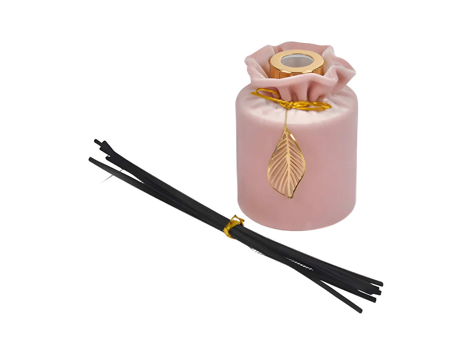 Diffuseur de Parfum Velours "Pendentif" 100ml Rose