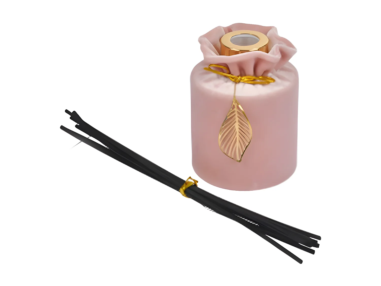 Diffuseur de Parfum Velours "Pendentif" 100ml Rose