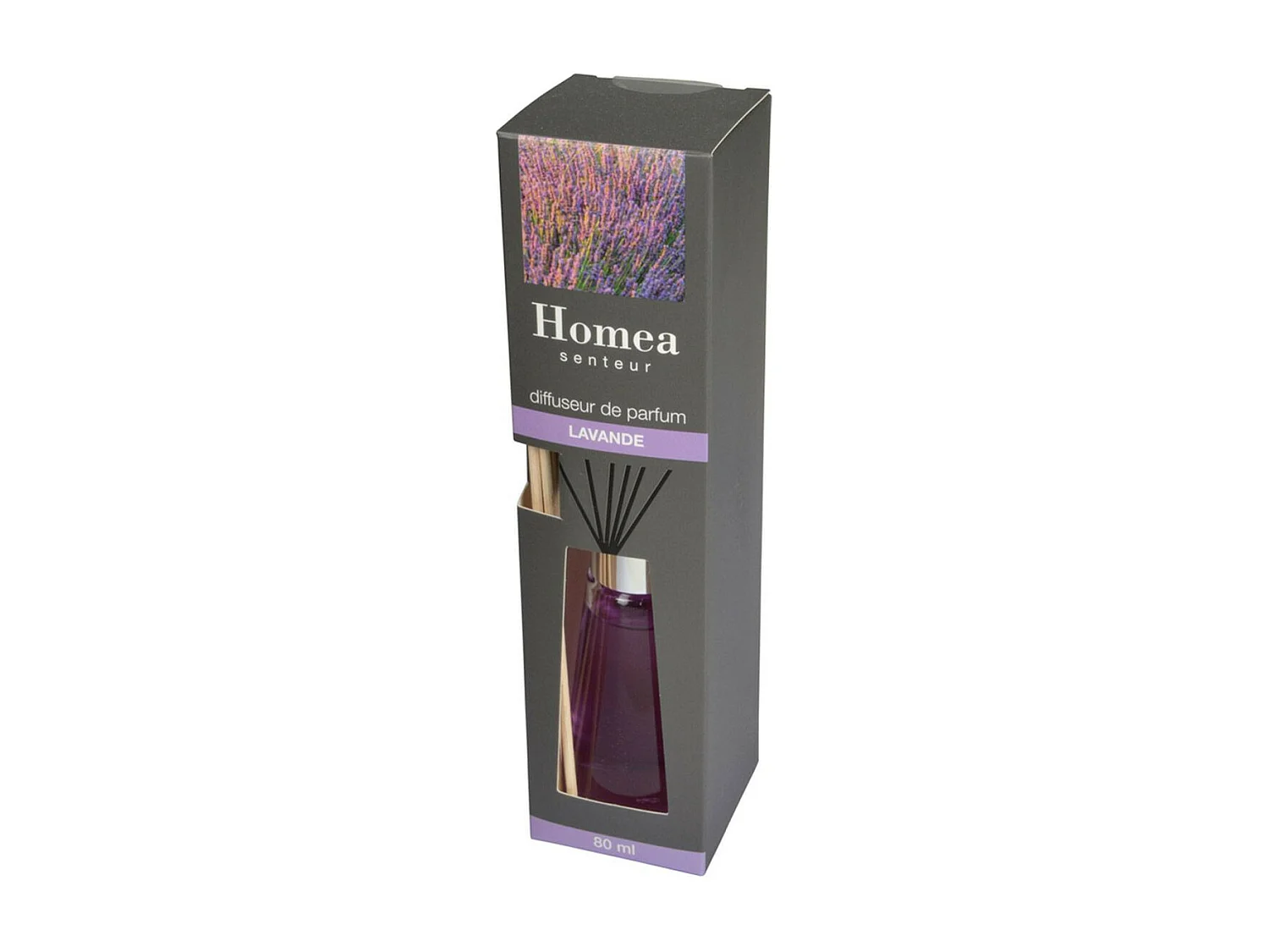 Diffuseur de Parfum "Flacon" 80ml Lavande