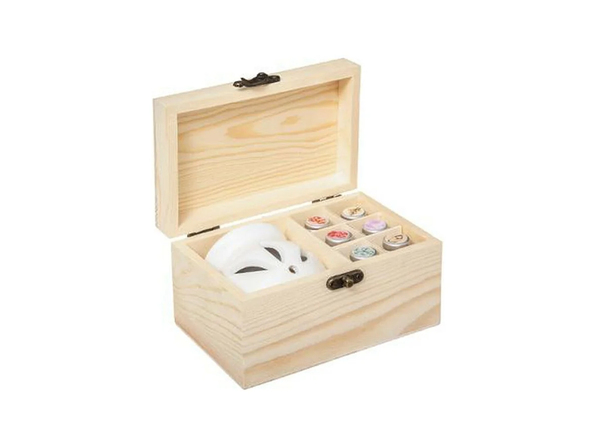Coffret Senteur Parfumé 10 Pièces "Bois" 15cm Beige
