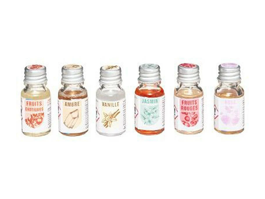 Coffret Senteur Parfumé 10 Pièces "Bois" 15cm Beige