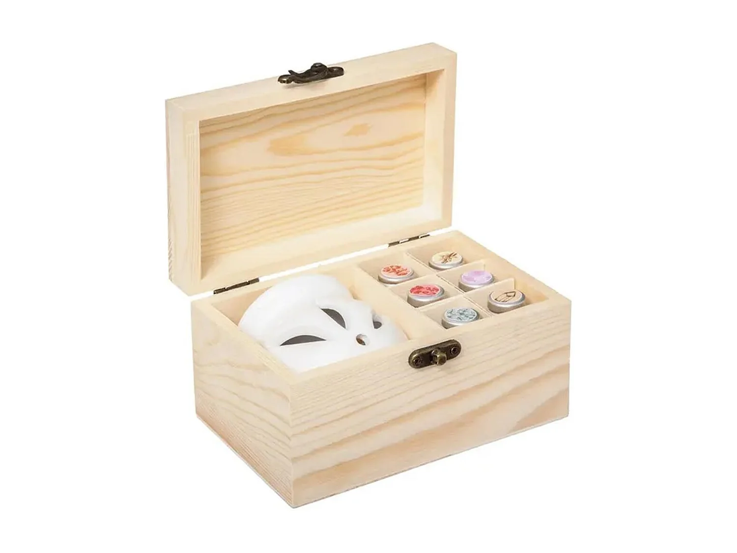 Coffret Senteur Parfumé 10 Pièces "Bois" 15cm Beige