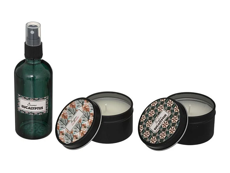 Coffret Parfumé "Alicante" 14cm Eucalyptus