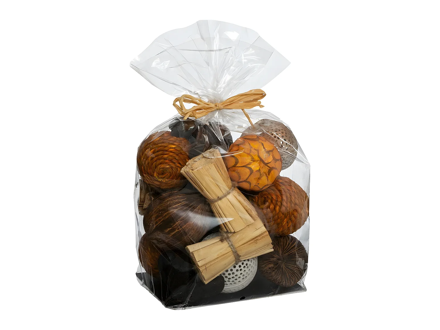 Sachet Boules Déco "Safari" 30cm Multicolore