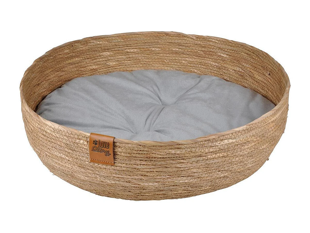 Lot de 2 Paniers pour Chien & Chat "Nomade" 50cm Naturel