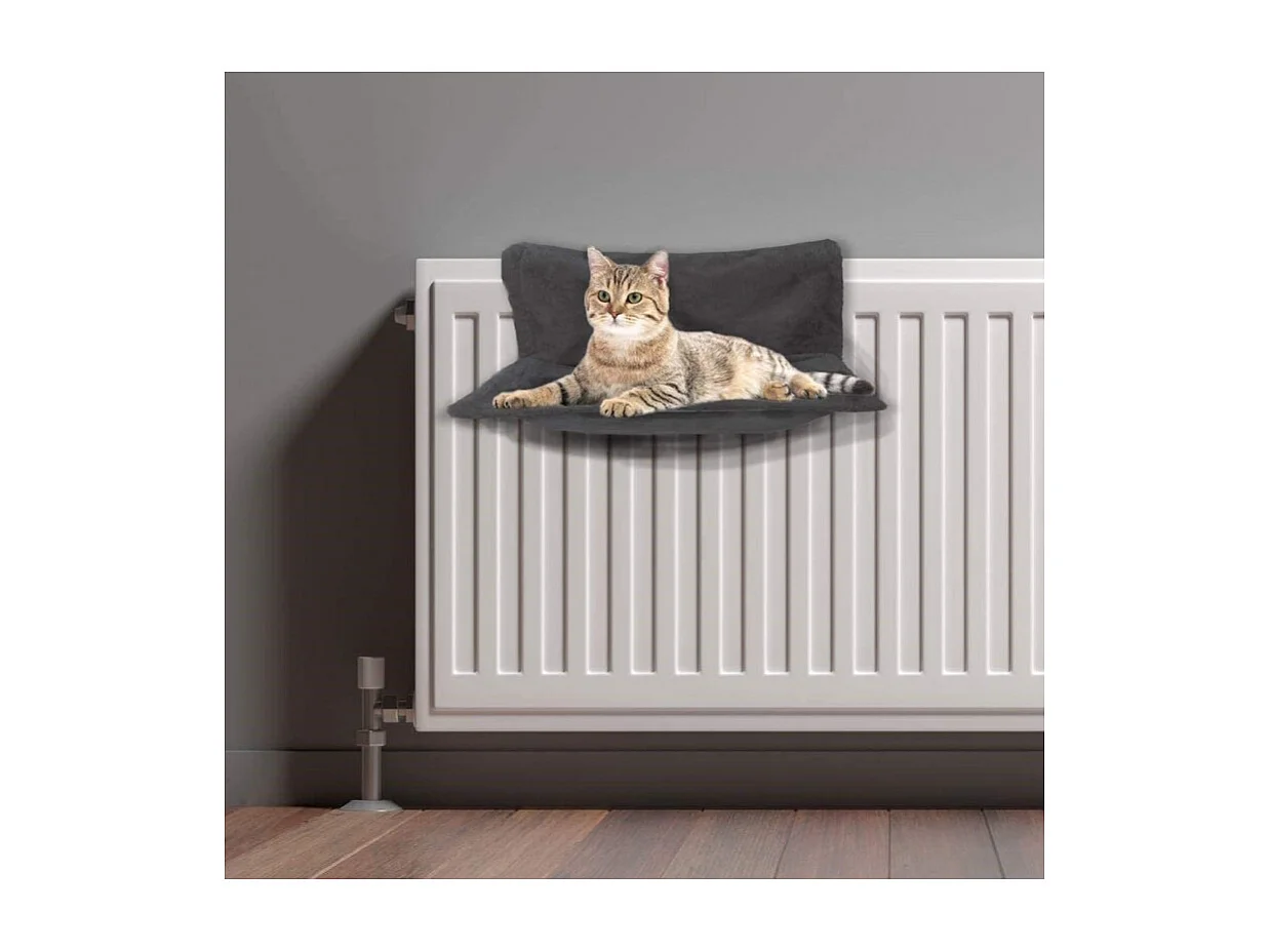 Hamac pour Chat "Radiateur" 45cm Anthracite