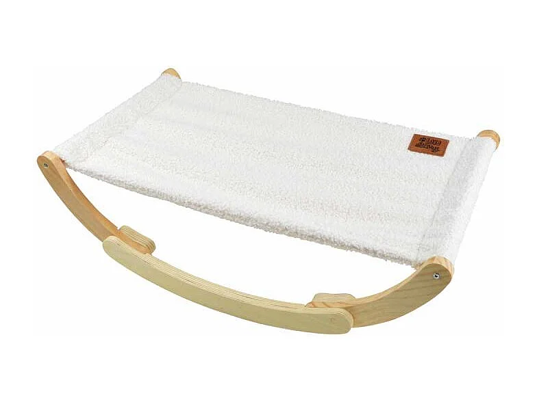 Hamac à Bascule pour Chat "Wooly" 59cm Écru