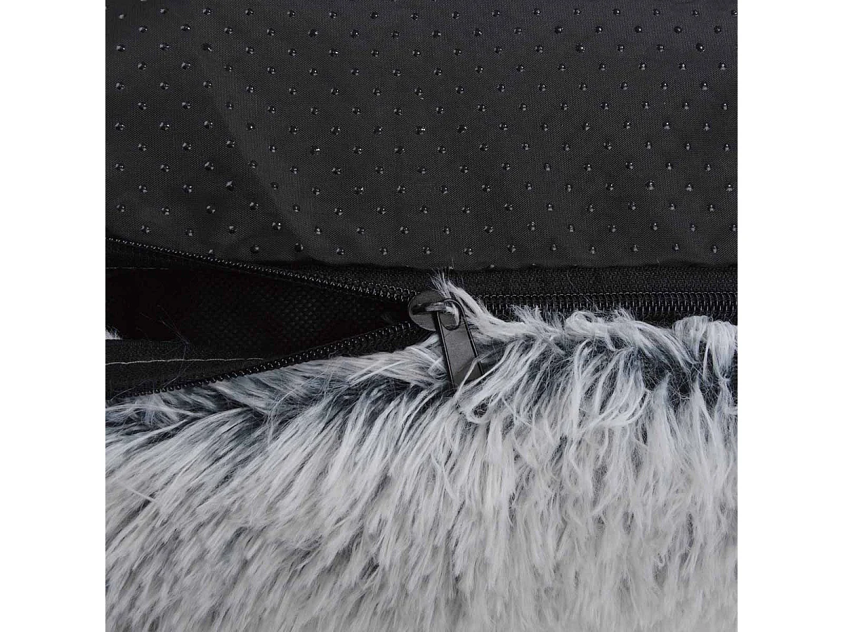 Coussin pour Chien & Chat "Fluffy" 100cm Blanc Chiné