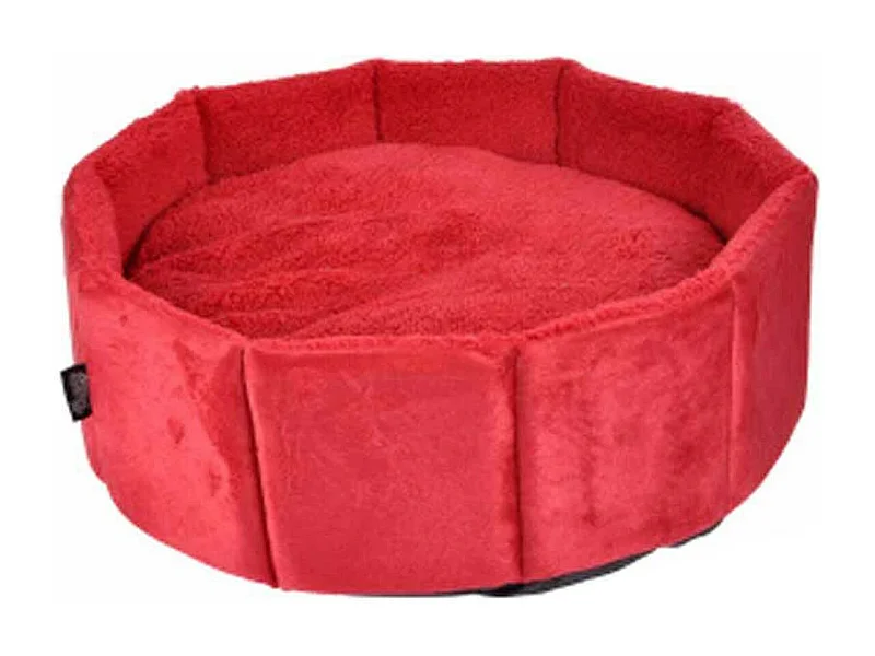 Lot de 2 Paniers pour Chat "Sweet Cat" 48cm Rouge