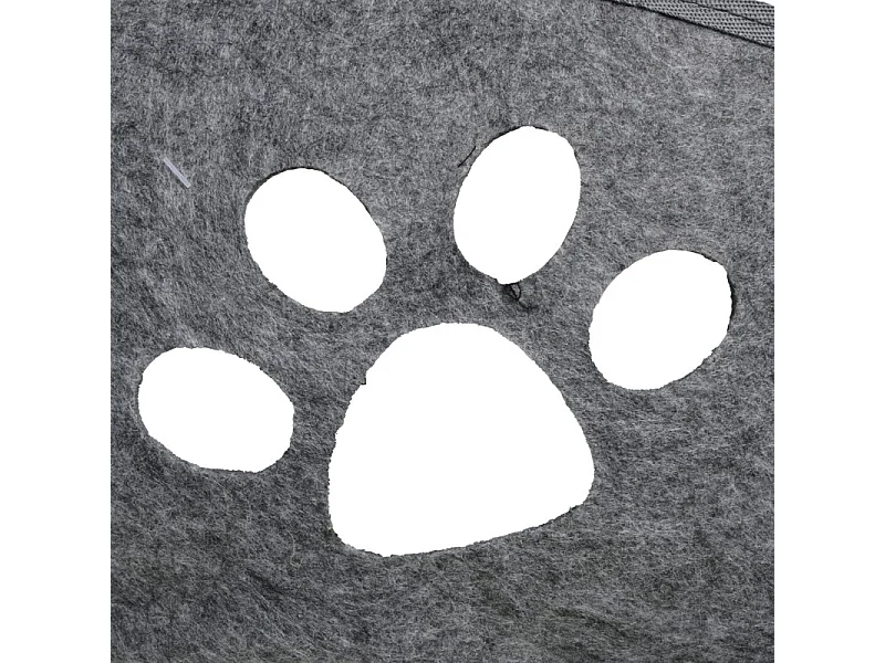 Hamac de Fenêtre pour Chat "Feutrine" 67cm Gris