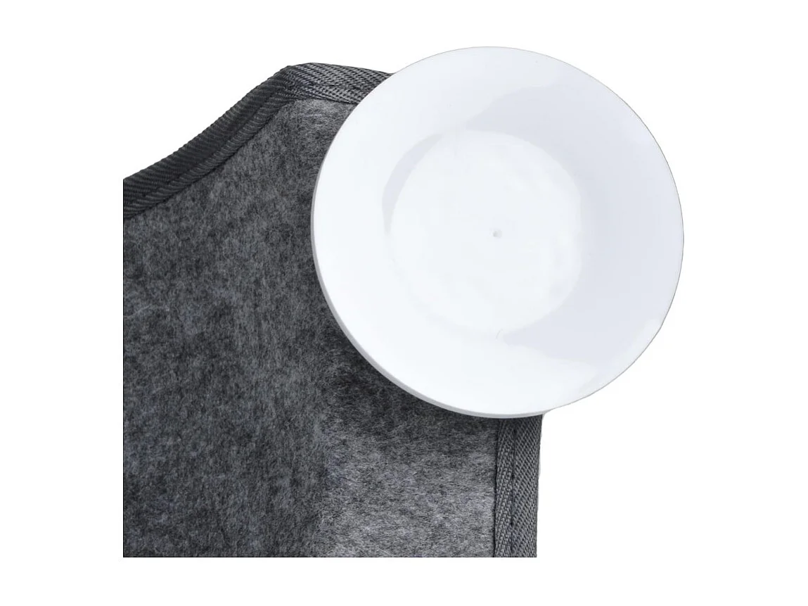 Hamac de Fenêtre pour Chat "Feutrine" 67cm Gris