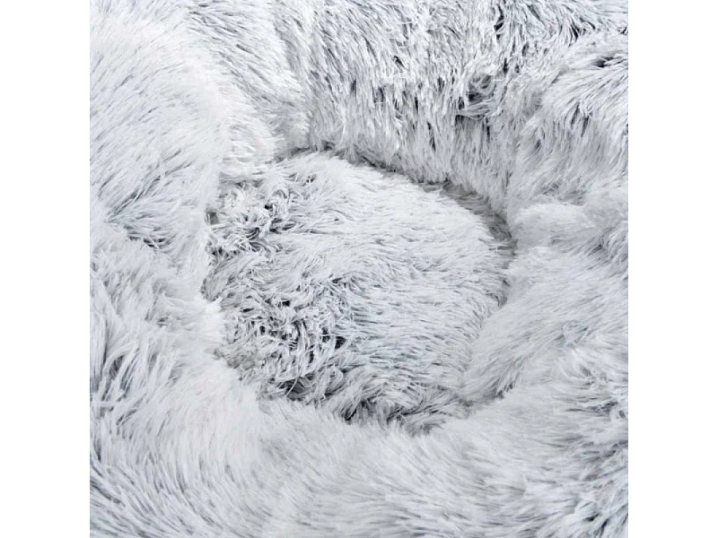 Coussin pour Chien & Chat "Fluffy" 75cm Blanc Chiné