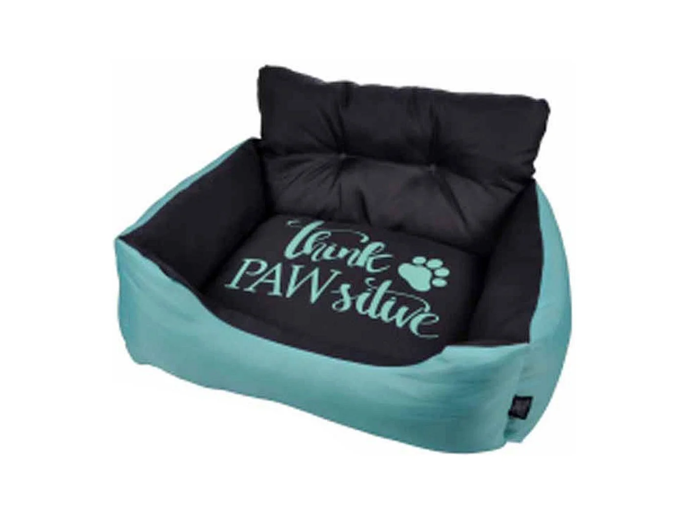 Lot de 2 Paniers Chien & Chat "Paw" 60cm Menthe