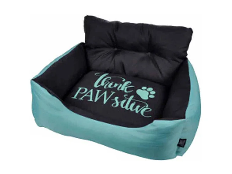 Lot de 2 Paniers Chien & Chat "Paw" 60cm Menthe