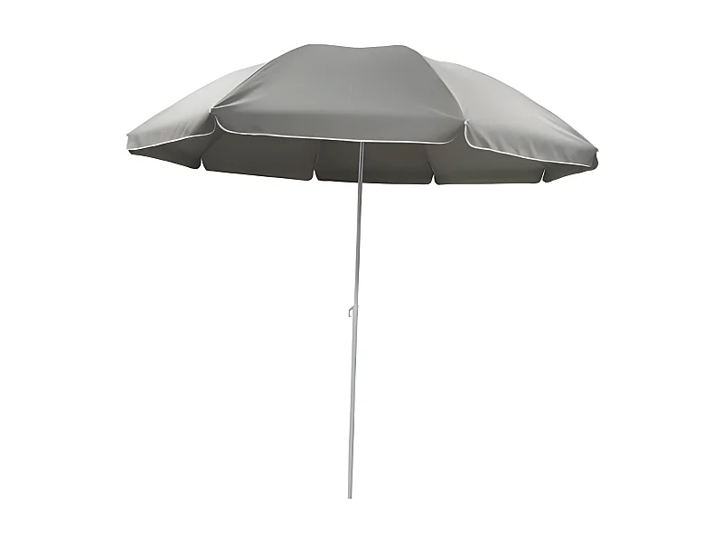 Parasol de Plage "Ardea" 220cm Gris