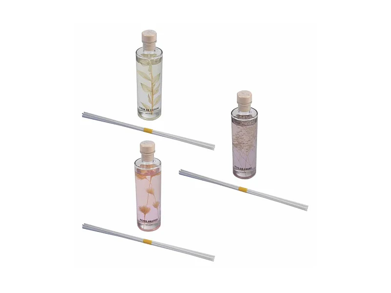 Lot de 3 Diffuseurs de Parfum "Botanica" 240ml Multicolore