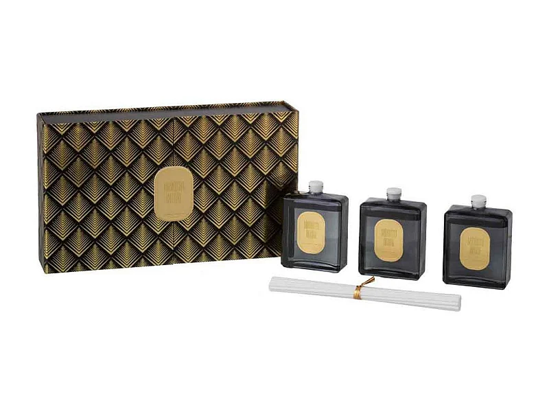 Coffret 3 Huiles Parfumées "Midnight Deluxe" 50ml Sapphire Amber Tea