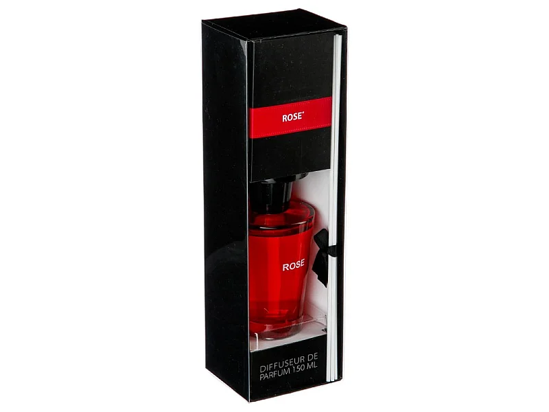 Diffuseur de Parfum avec 6 Bâtons 150ml Rose