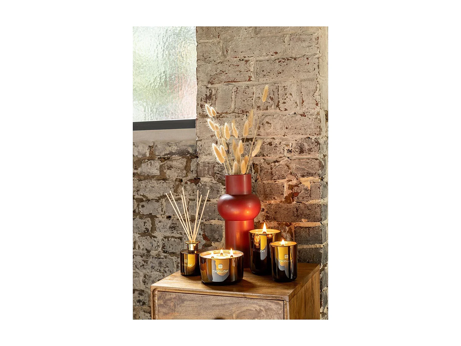 Huile Parfumée "Excellent" 27cm Golden Honey Ocre