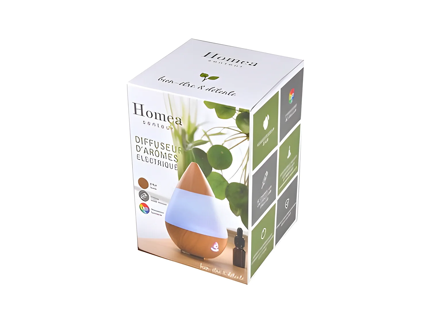 Diffuseur de Parfum Électrique "Cône" 235ml Naturel