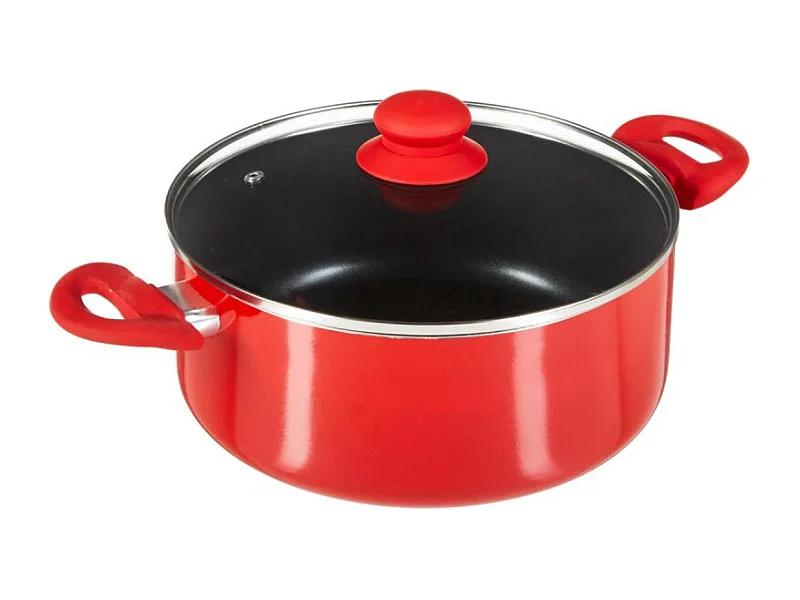 Faitout en Aluminium "Essentielle" 24cm Rouge