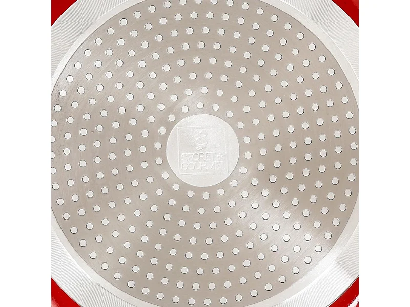 Faitout en Aluminium "Essentielle" 24cm Rouge