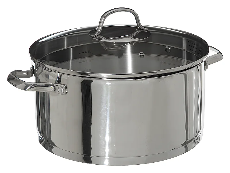 Faitout en Inox "Résilience" 28cm Argent