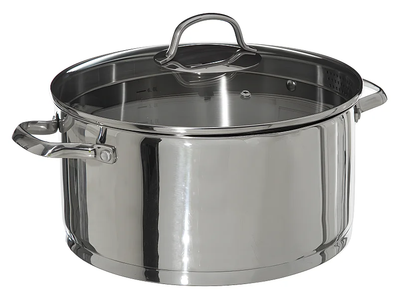 Faitout en Inox "Résilience" 24cm Argent