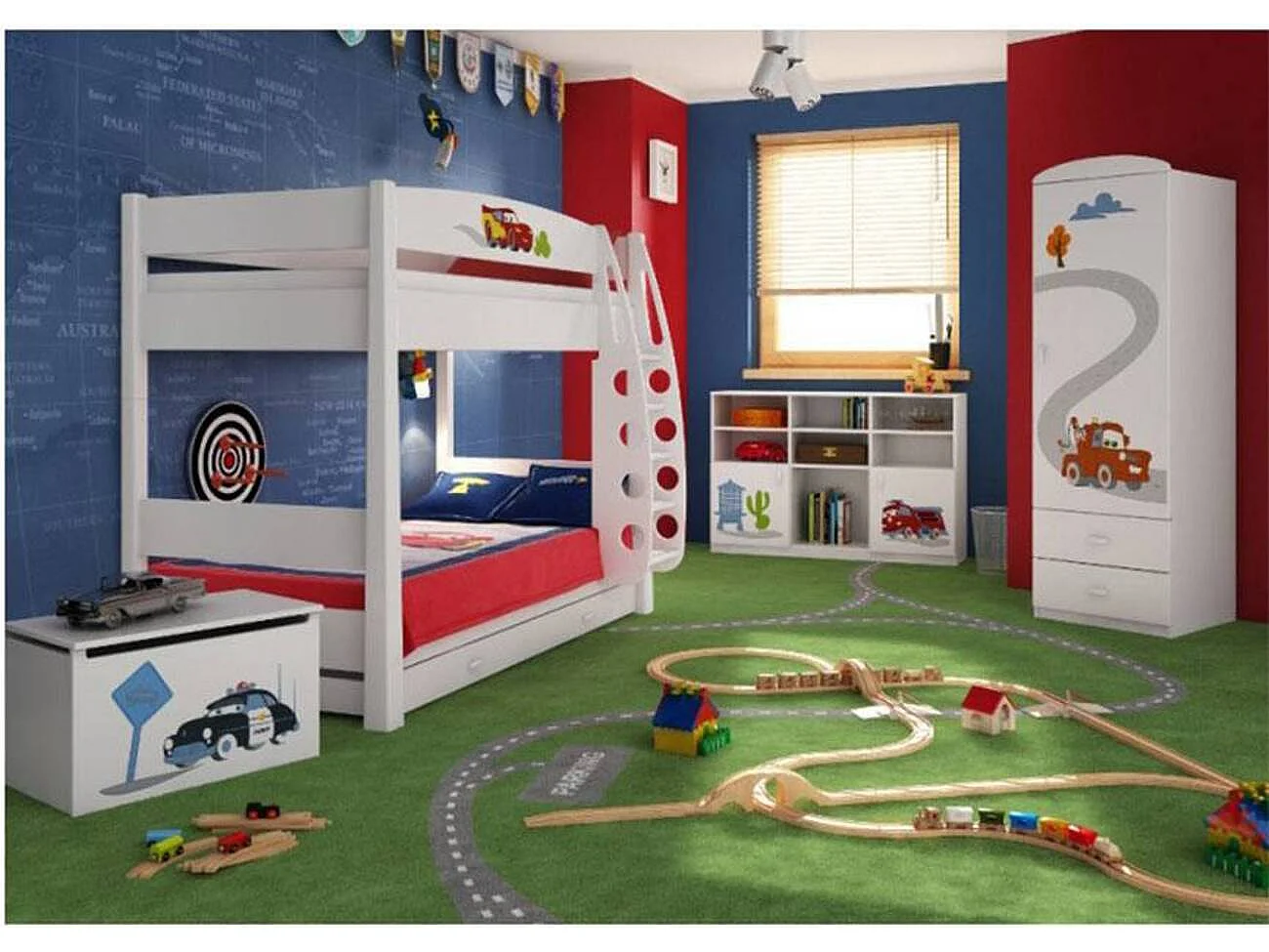 Lit CARS , 90 cm - Versions: sans matelas