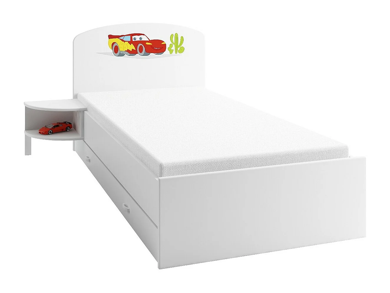 Lit CARS , 90 cm - Versions: sans matelas