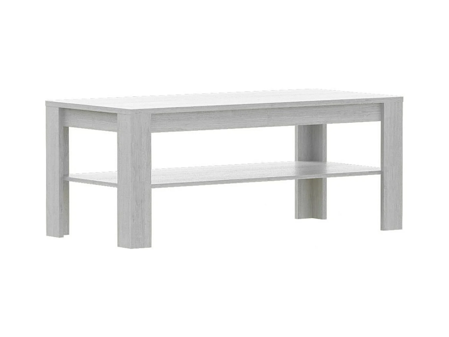 Table basse CAPRI 140cm chêne cérusé