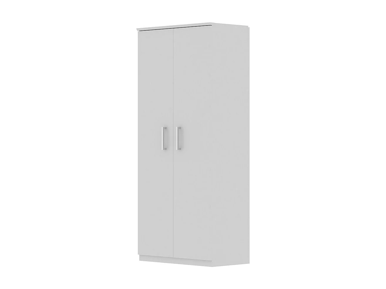 Móvel para sapatos XL coleção TOM. 2 portas na cor branca.