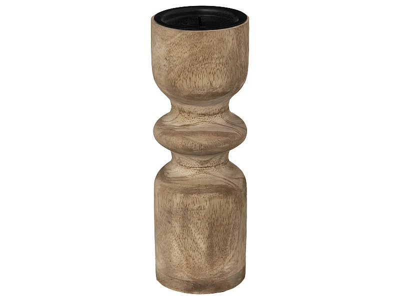 Chandelier Déco en Bois "Vidana" 23cm Marron