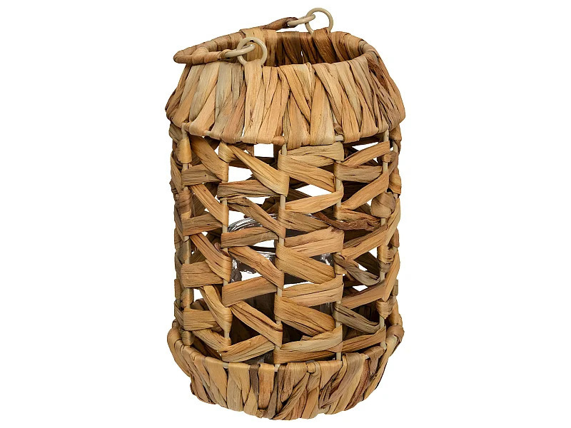 Lanterne Déco Design "Hya" 25cm Naturel
