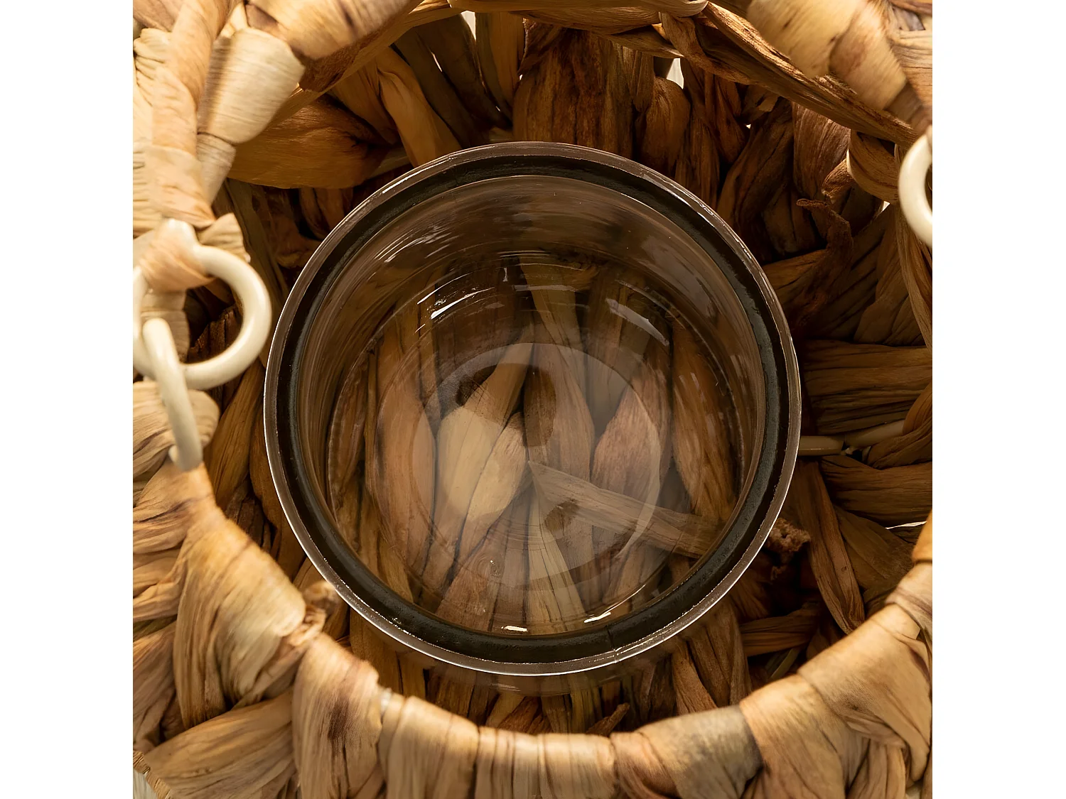 Lanterne Déco Design "Hya" 25cm Naturel