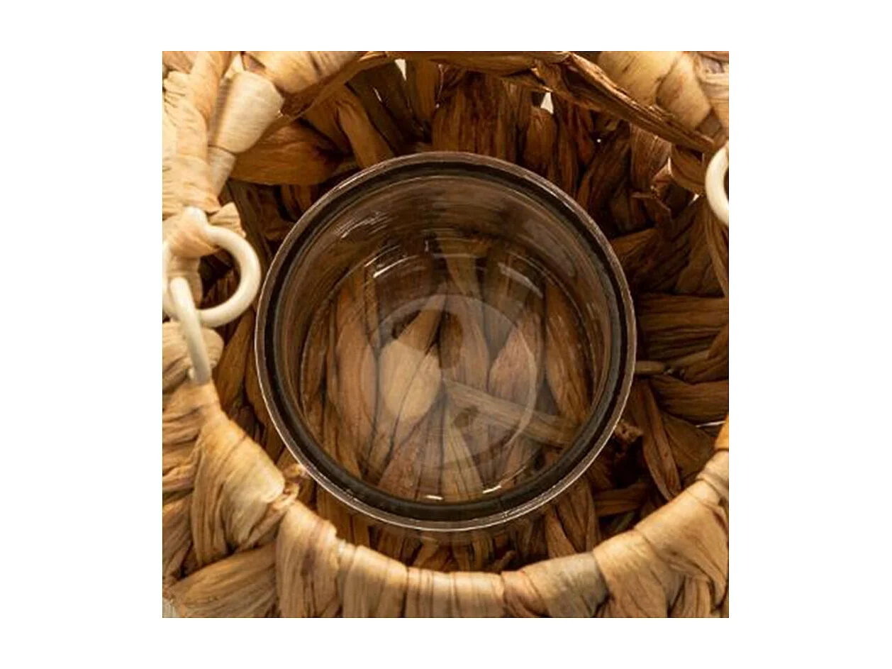 Lanterne Déco Design "Hya" 25cm Naturel