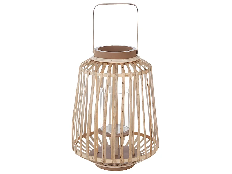 Lanterne Design "Rattan" 35cm Naturel