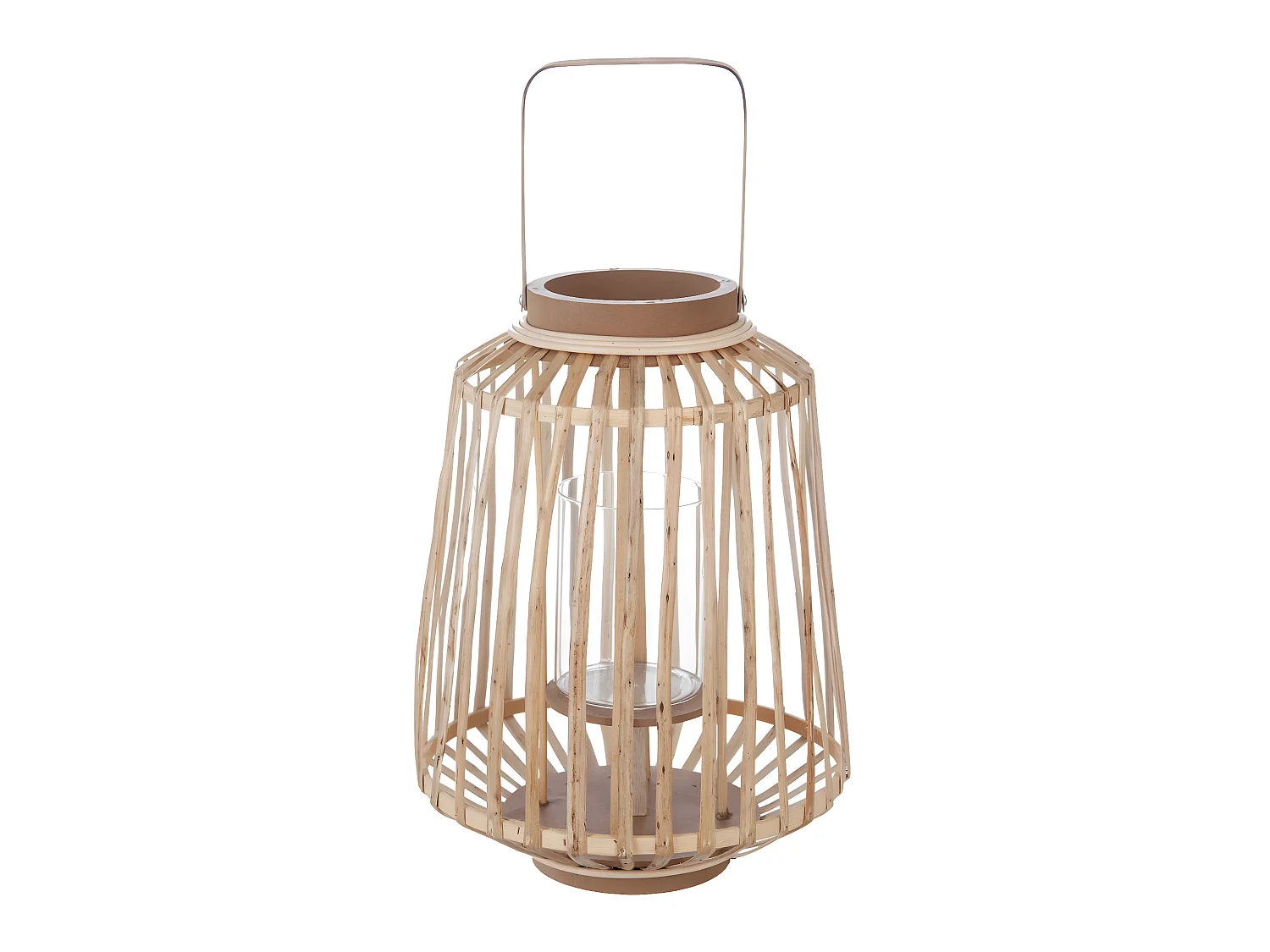 Lanterne Design "Rattan" 35cm Naturel