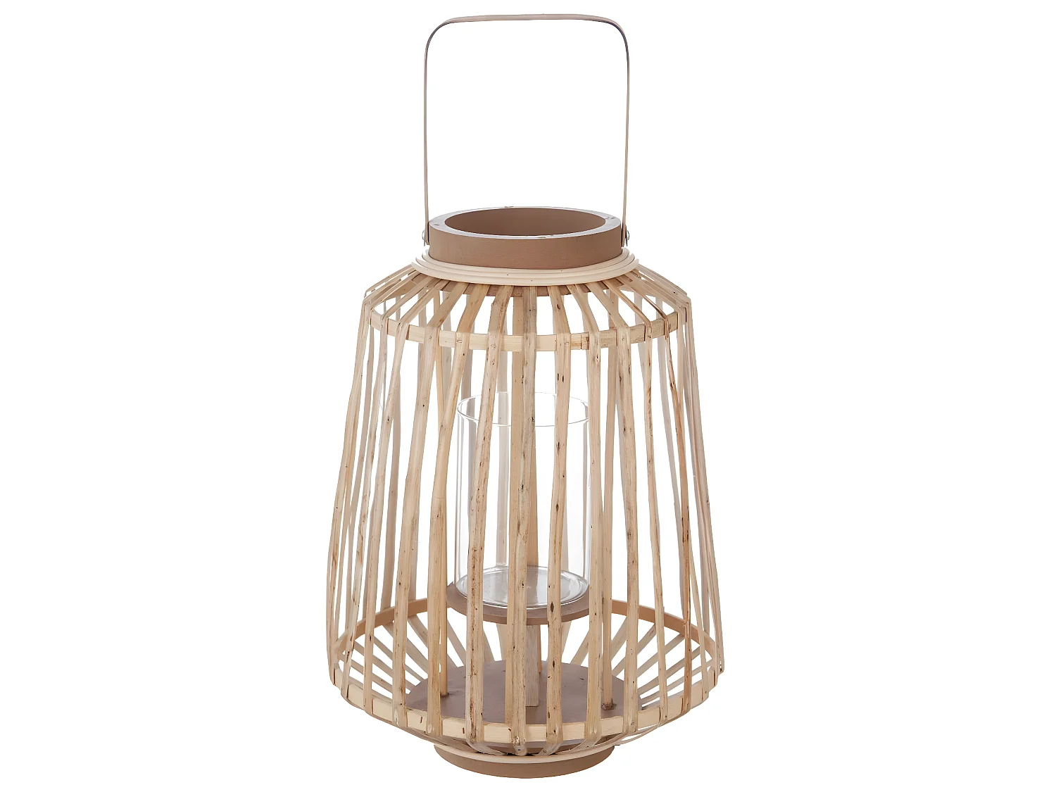 Lanterne Design "Rattan" 35cm Naturel
