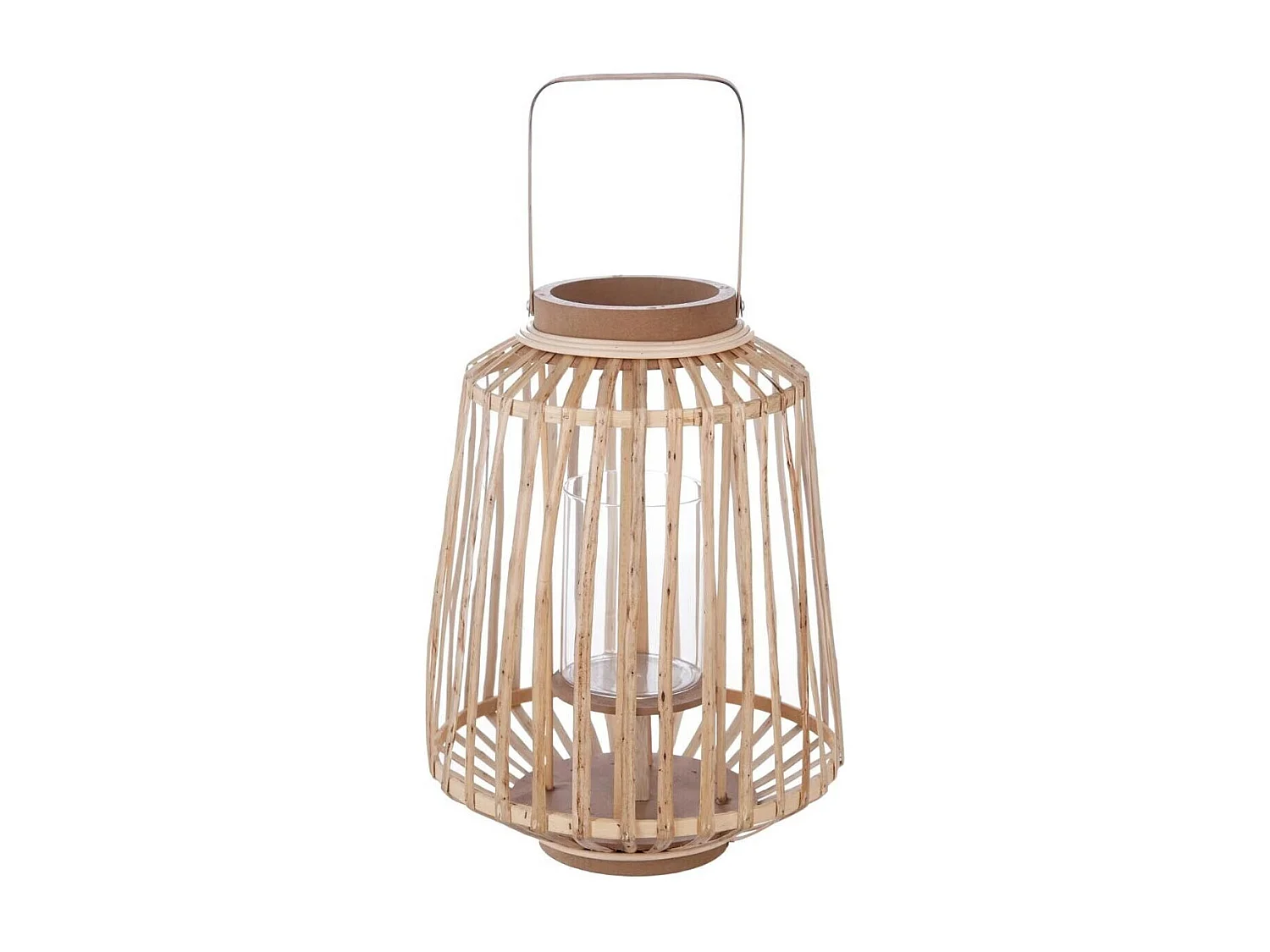 Lanterne Design "Rattan" 35cm Naturel